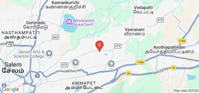 Sri Ganesh College of Education, Salem Map