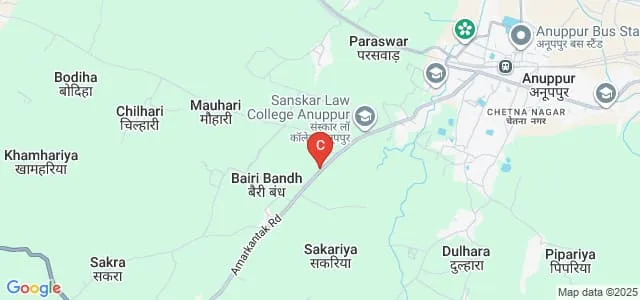 Sanskar Law College, Anuppur Map