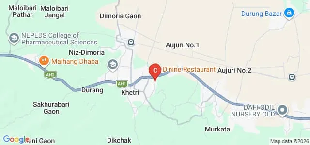 Dimoria College, Kamrup Map