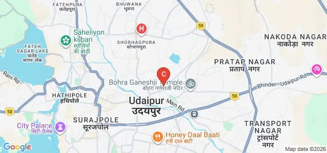 Aishwarya Teachers Training College, Udaipur Map