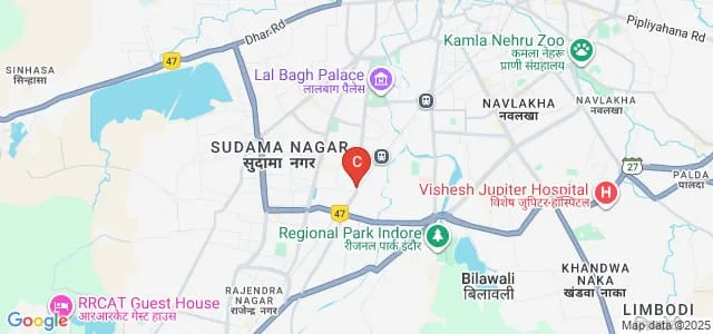 Government Ashtang Ayurved College, Indore Map
