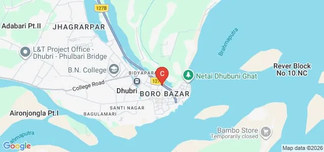 Dhubri Girl's College, Dhubri Map