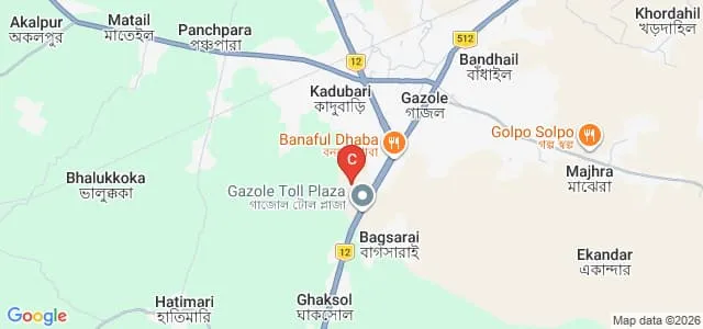 Gazole Mahavidyalaya, Malda Map