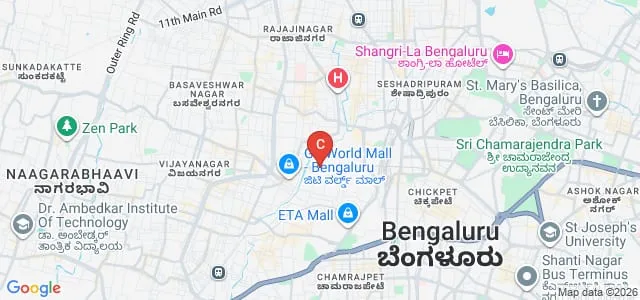 Seshadripuram Commerce College, Bangalore Map