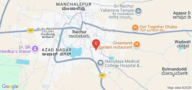 Laxmi Venkatesh Desai College, Raichur Map