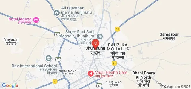 Ram Kumari College of Yoga and Naturopathy, Jhunjhunu Map