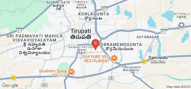 SGS Arts College, Tirupati Map