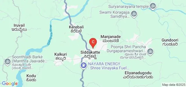 Government First Grade College, Siddakatte Map