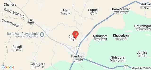 Bandwan Mahavidyalaya, Purulia Map