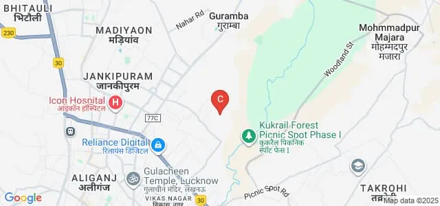 International Institute for Special Education, Lucknow Map