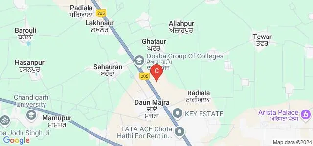 Rayat Bahra University School of Media Studies, Mohali Map