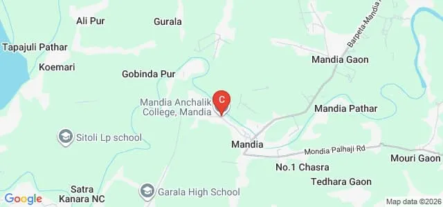 Mandia Anchalik College, Barpeta Map