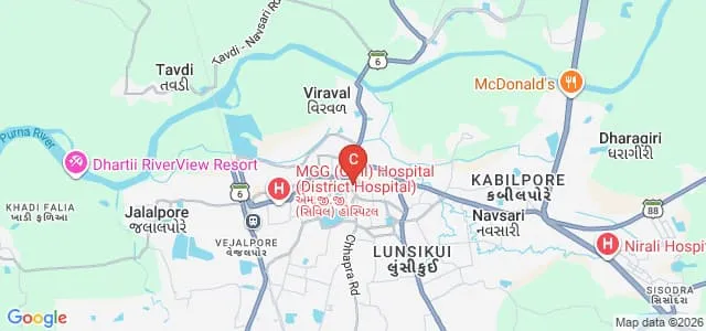 Hari Jyot College of Optometry, Navsari Map