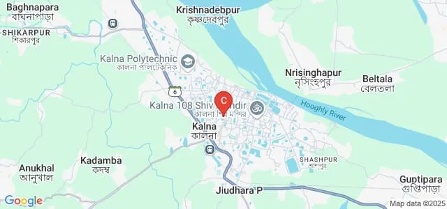 Kalna College, Burdwan Map