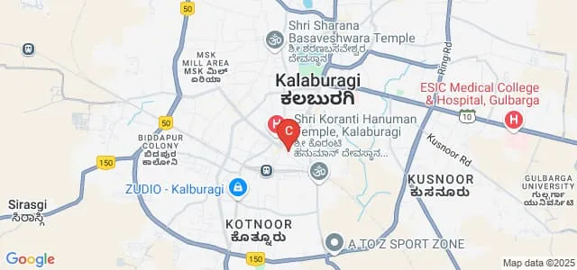 Vishwa Hindu College, Gulbarga Map