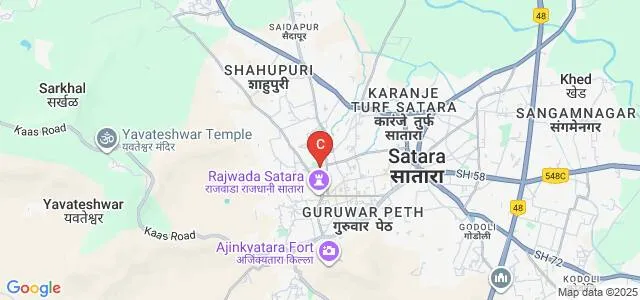 Satara Maratha Vidya Prasarak Samaj's Arts and Commerce College, Satara Map