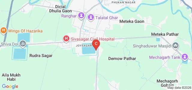 Sibsagar College of Teachers Education, Sivasagar Map