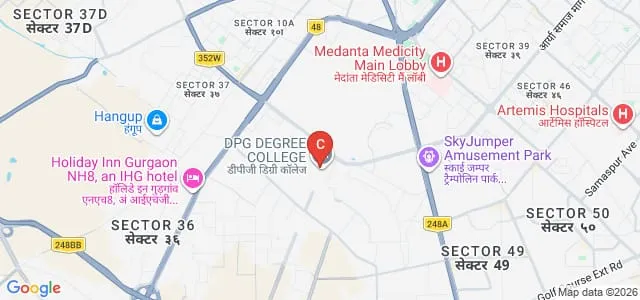 DPG Degree College, Gurgaon Map