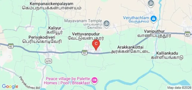 Annai JKK Sampoorani Ammal College of Education, Erode Map