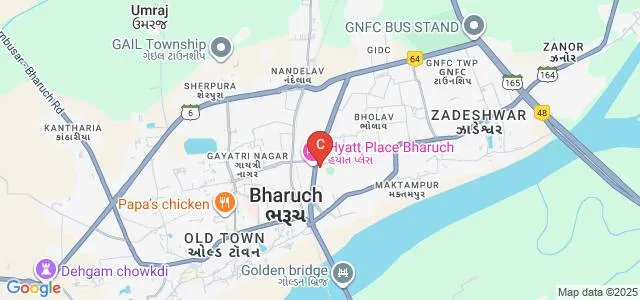 MK Institute of Computer Studies, Bharuch Map