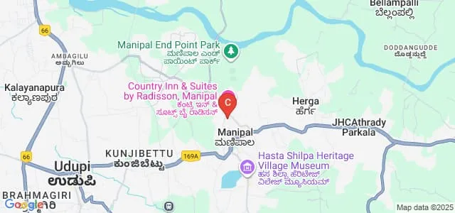 Manipal College of Health Professions, Manipal Map