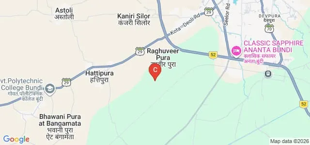 Raghukul Teachers Training College, Bundi Map