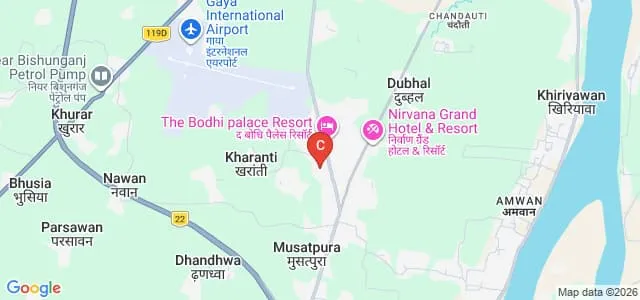 Bhabha Institute of Education, Gaya Map