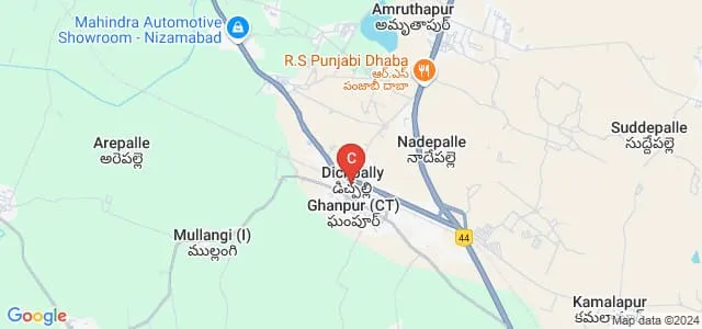 Sudheer Reddy College of Engineering and Technology for Women, Nizamabad Map