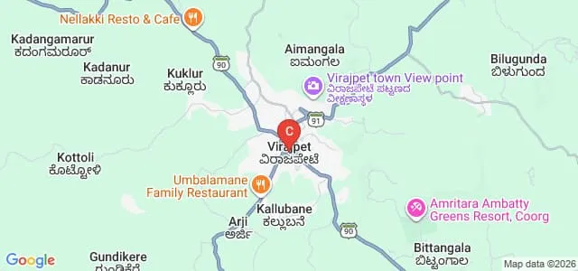 Sarvodaya College of Education, Virajpet Map