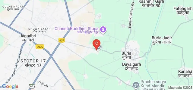 Ch Devi Lal College of Pharmacy, Yamuna Nagar Map