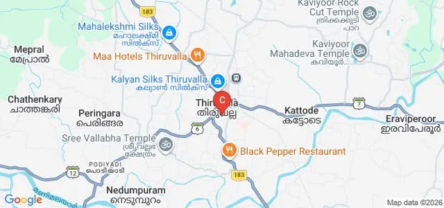 Titus II Teachers College, Tiruvalla Map