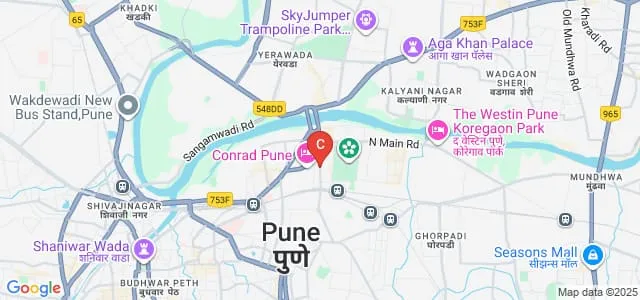 FAD International, Pune Map