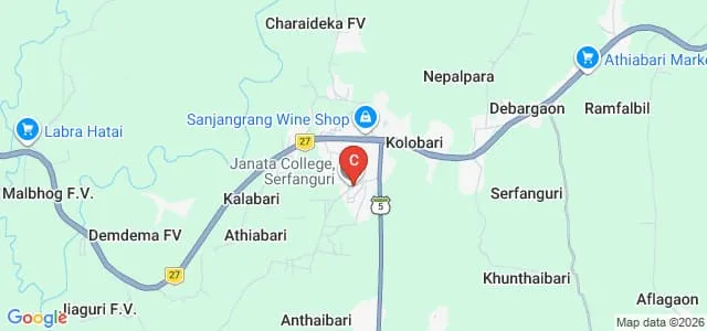 Janata College, Sefranguri Map