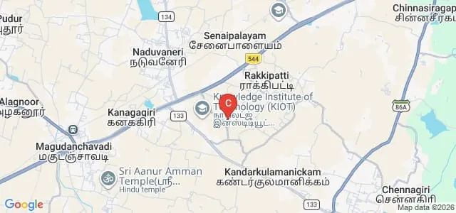 PSM College of Education, Salem Map