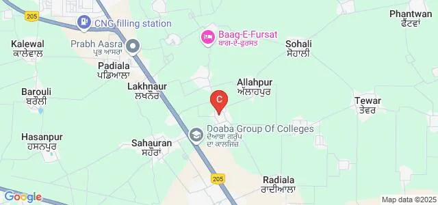 Doaba Women Institute of Engineering and Technology, Mohali Map