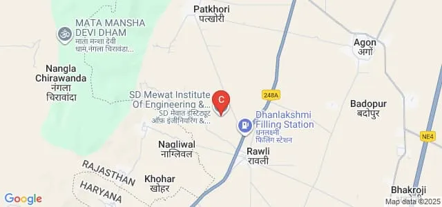 SD Mewat Institute of Engineering and Technology- Technical Campus, Mewat Map