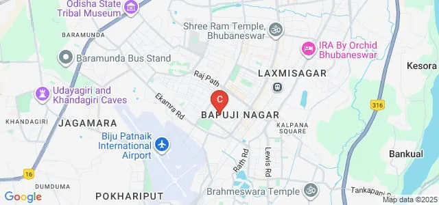 Kamala Nehru Women's College, Bhubaneswar Map