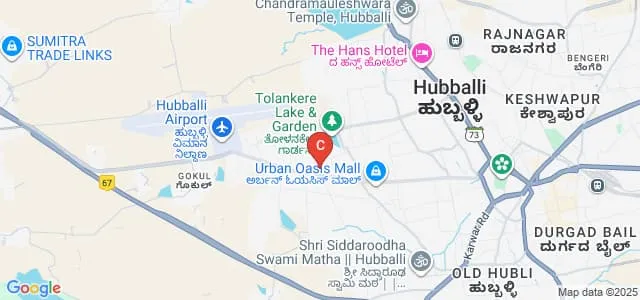 Sanjeevini Ayurveda Medical College and Hospital, Hubballi Map