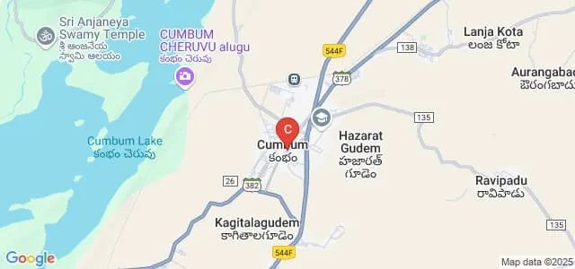 Government Degree College, Cumbum Map