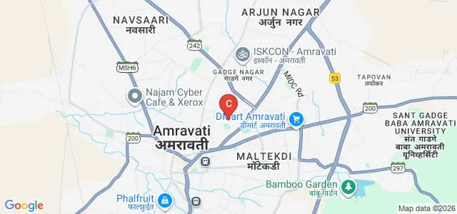 Shri Shivaji College of Horticulture, Amravati Map