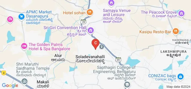Acharya College of Education, Bangalore Map