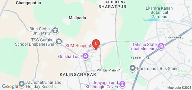 Institute of Medical Sciences and SUM Hospital, Bhubaneswar Map