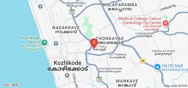 Baby Memorial College of Allied Medical Sciences, Kozhikode Map