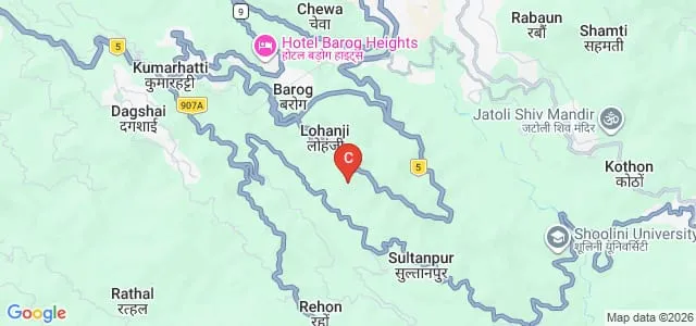 Maharishi Markandeshwar Medical College and Hospital, Solan Map