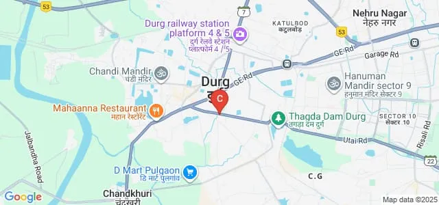 Seth Ratan Chand Surana Law College, Durg Map