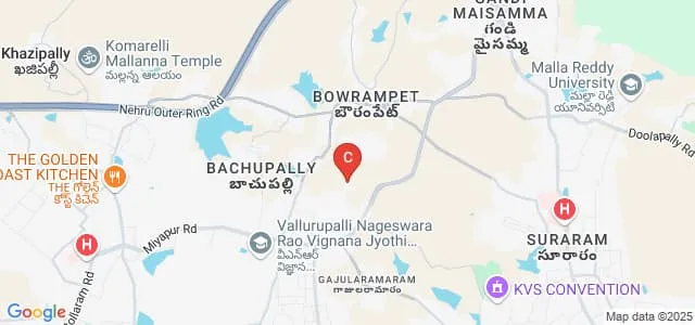 DRK Institute of Science and Technology, Hyderabad Map
