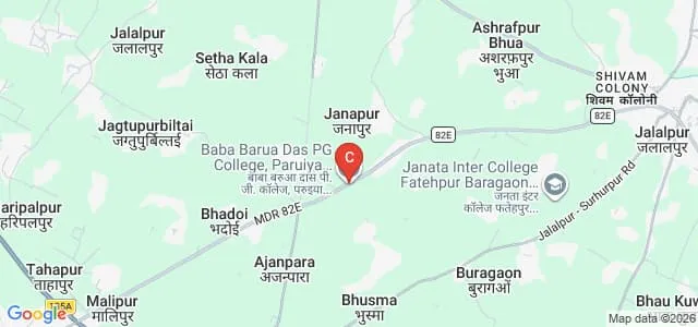 Baba Baruadas PG College, Ambedkar Nagar Map