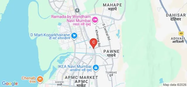 DY Patil Polytechnic, Ambi Map