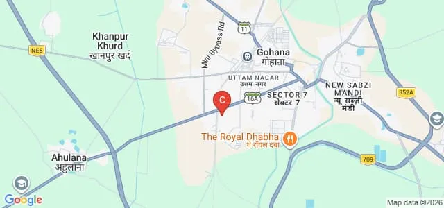 MRM College of Education, Gohana Map