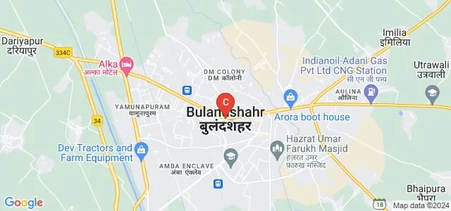 Babu Banarsi Das College of Teachers, Bulandshahar Map